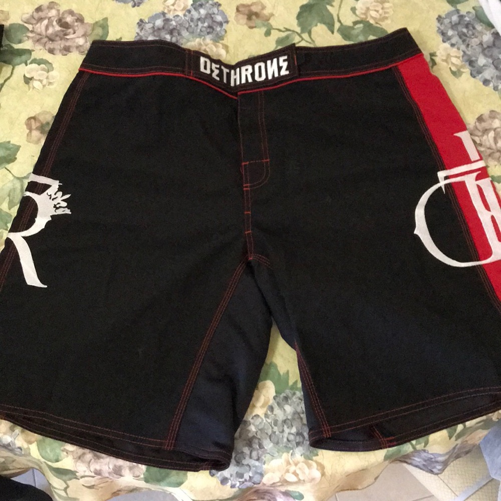 Barely used Dethrone MMA/wrestling workout shorts